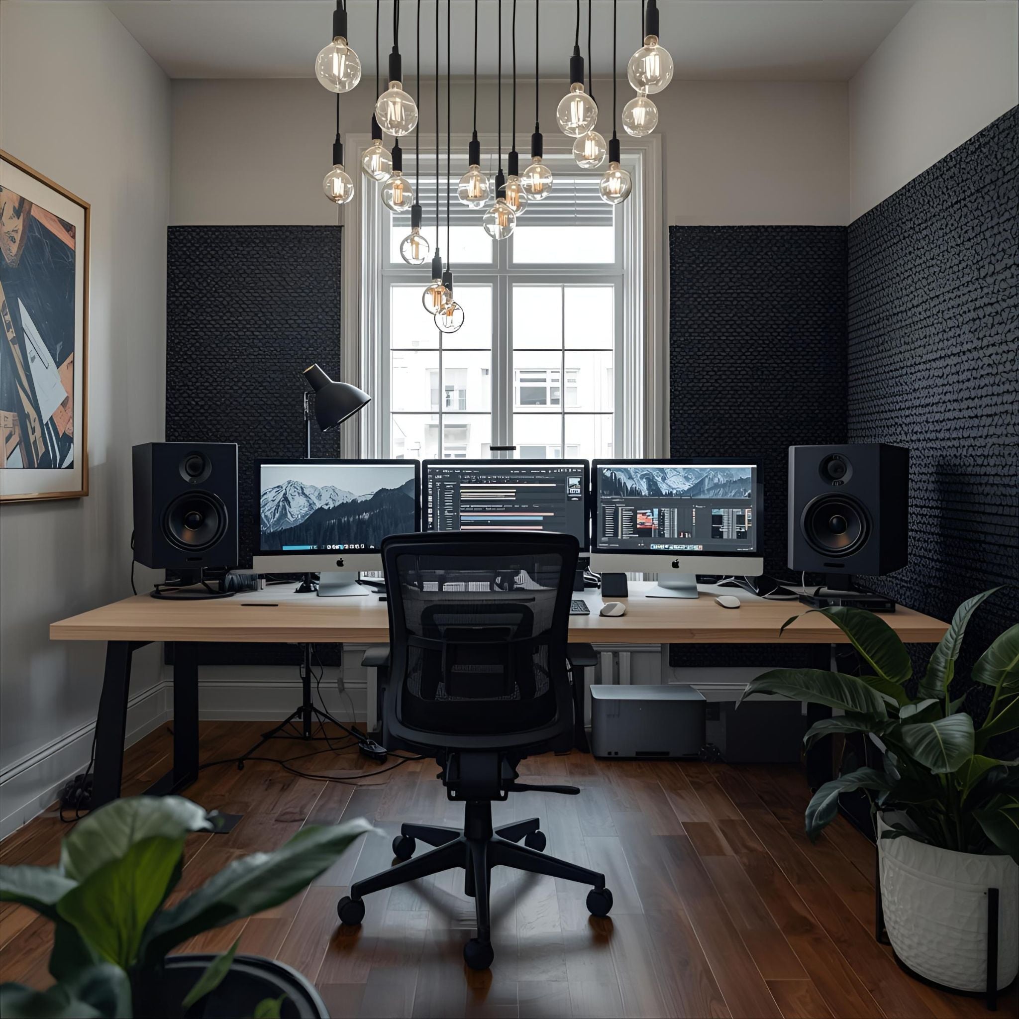 Modern looking listening office